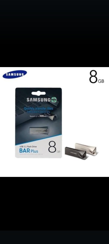 Samsung USB 8GB USB Bar Plus Flash Drive 3.1 Samsung 8GB USB Fast And Quick Transpiring Speed Data